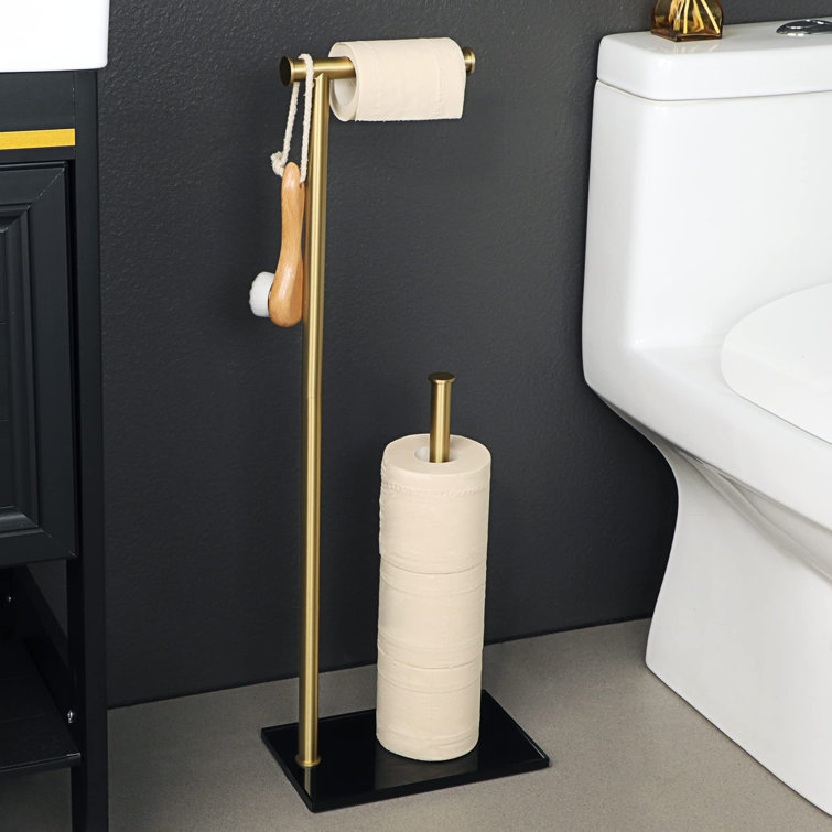 Canora Grey Abshure Freestanding Toilet Roll Holder Wayfair.co.uk